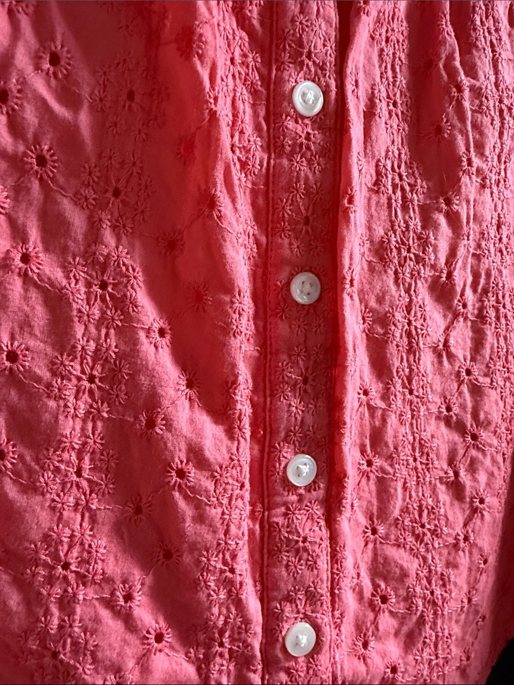 Gap Eyelet Sleeveless Top